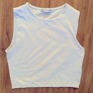 Zara Classic White Tank Top